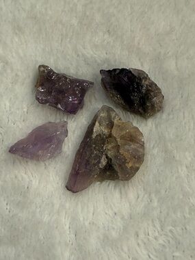 Natural Amethyst Crystal Cluster - Purple Home Accent